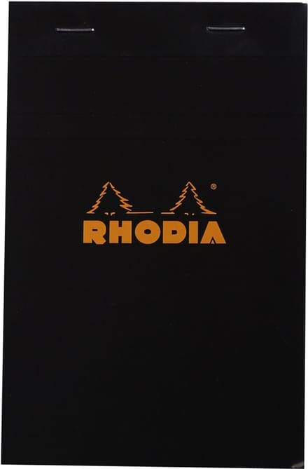 RHODIA Notitieblok No. 14, A5 formaat, geruit, zwart