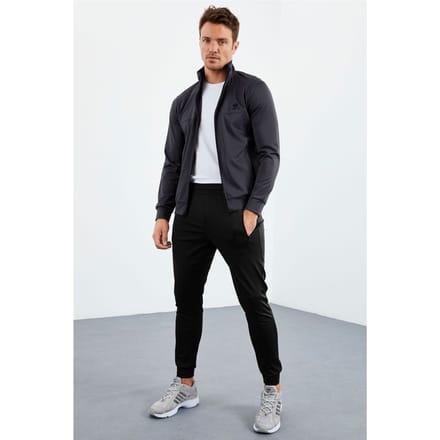 Heren Scuba Brei Sweatshirt en Broeken Set