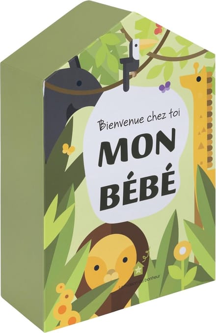 Atmosphera Geboortebox - Dieren - 30,5 cm - Houten huis