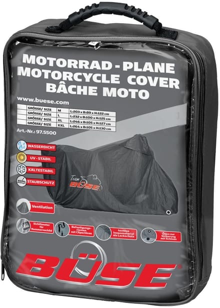 Büse Outdoor II Zwarte Motorhoes - Maat M -