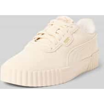 PUMA Carina 3.0 SD Dames Sneakers - Alpine Snow-PUMA Gold