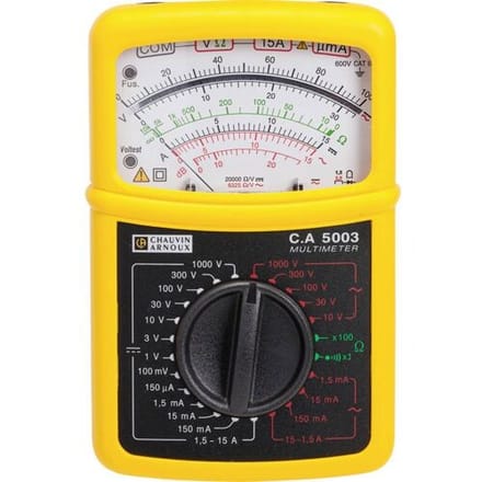 Chauvin Arnoux C.A 5003 Multimeter Analoog CAT III 600 V