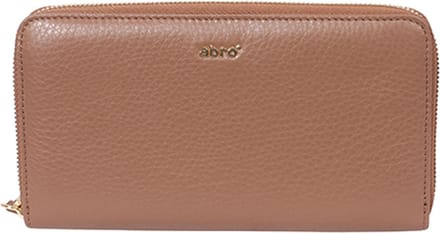abro Leren Portemonnee Leather Dalia Wallet Camel Lichtbruin