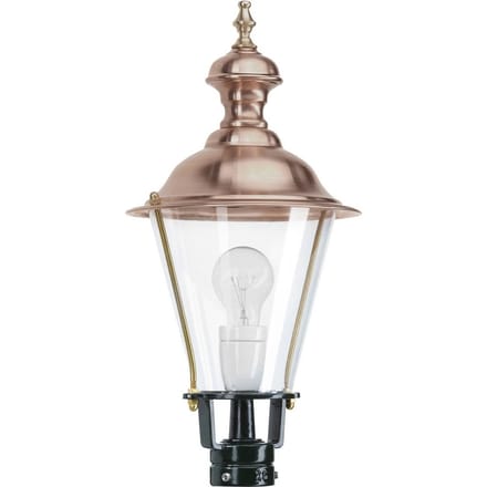 K.S. Verlichting Sokkellamp K4b met koper, groen