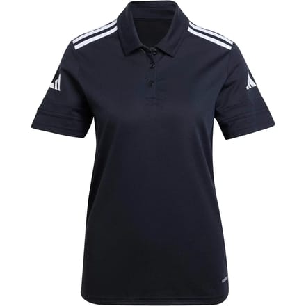 Adidas Squadra 25 Polo Dames - Zwart / Wit | Maat: XL