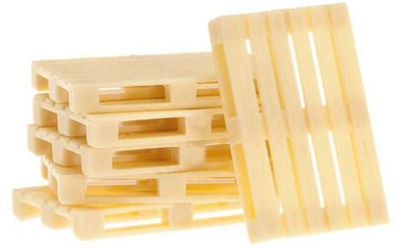 Modelbaanaccessoires voor Trein- en Logistieke Scènes - Pallets