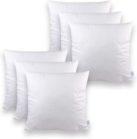 Set van 6 Vullingen voor Sierkussens 50x50 cm - Wasbare Binnenkussens met Rits