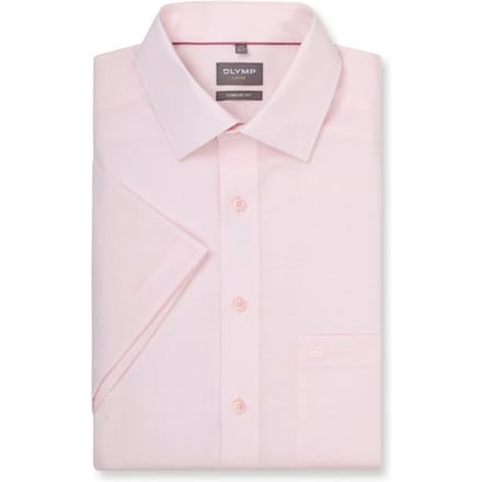 OLYMP Luxor Overhemd, Comfort Fit, New Kent, Lichtroze