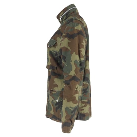 Amiri M-65 veldjas met camouflageprint in groene katoen