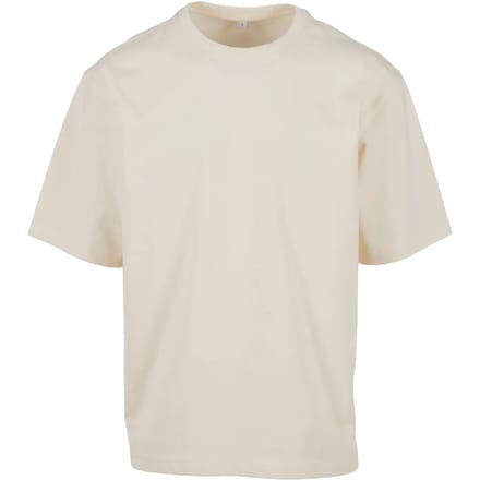 Build your Brand Loose Fit Tee BY391 - WHITE SAND - S