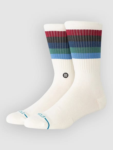 Stance heren casual sokken maliboo crew wit