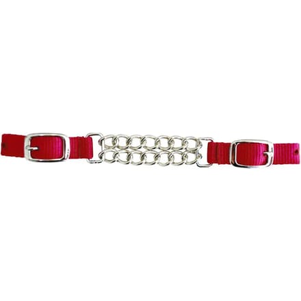 Dubbele ketting nylon gourmette voor paard Lakota