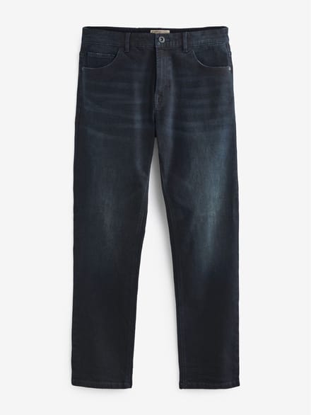 Next - Heren - Klassieke stretchjeans met rechte pijpen - Blauw