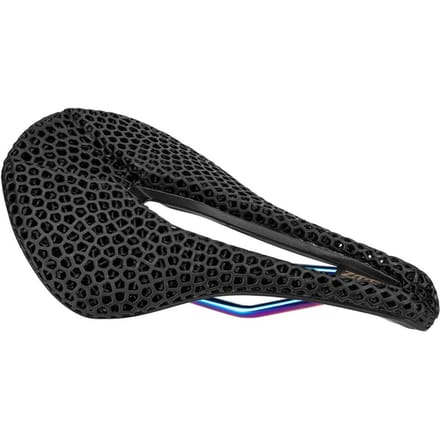 Fiets 3D-geprint zadel Comfortabel honingraat Fietsen Racefiets MTB-fiets zitkussen Type C black