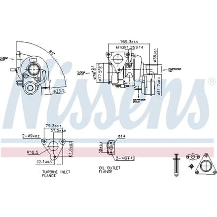 Supercharger, drukvulling NISSENS 93262