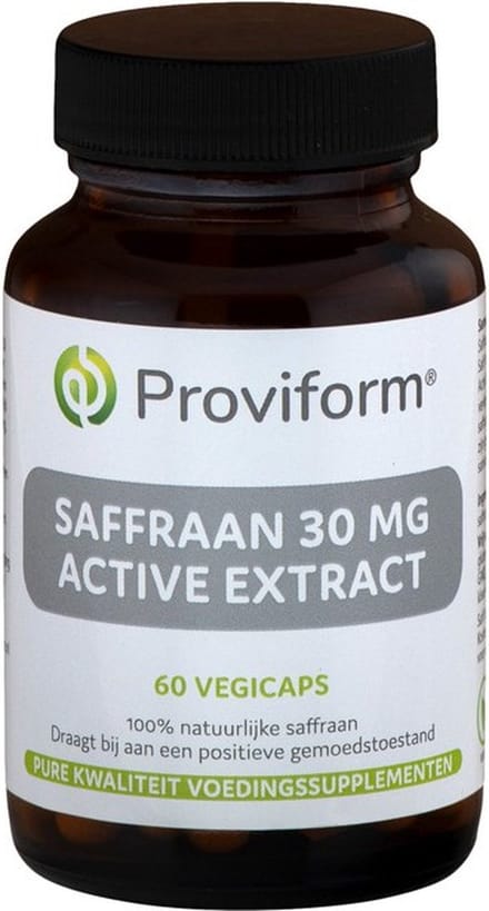 Proviform Saffraan 30 mg active extract 60 Vegetarische capsules