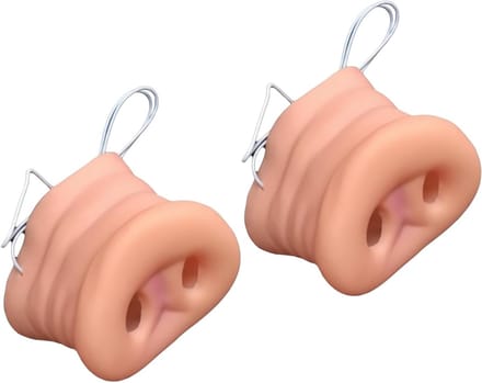 Set van 2 elastische varkensneuzen voor Halloween en carnaval, ideaal voor kostuums en feesten