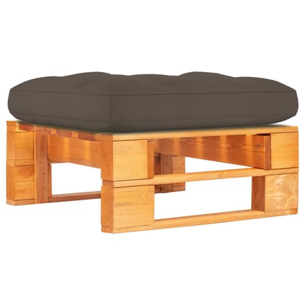 vidaXL - Tuinhocker - pallet - honingbruin - geïmpregneerd - grenenhout