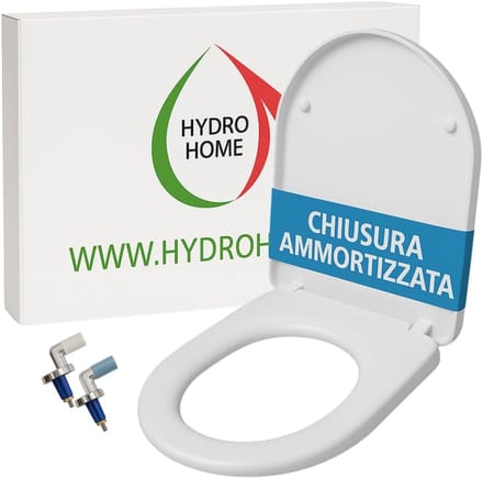 Toiletbril - WC-bril - Badkamer vernieuwen - Verstelbare montage - 40-455 cm - Wit