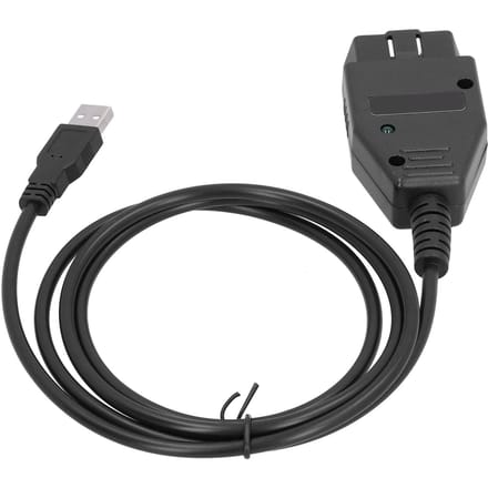 Câble de Diagnostic Auto Outil Scanner OBD2 Universel Accessoire de Cordon Auto pour K+CAN Commander 1.4 black