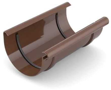 Dakgoot Verbindingsstuk Bruin System 100