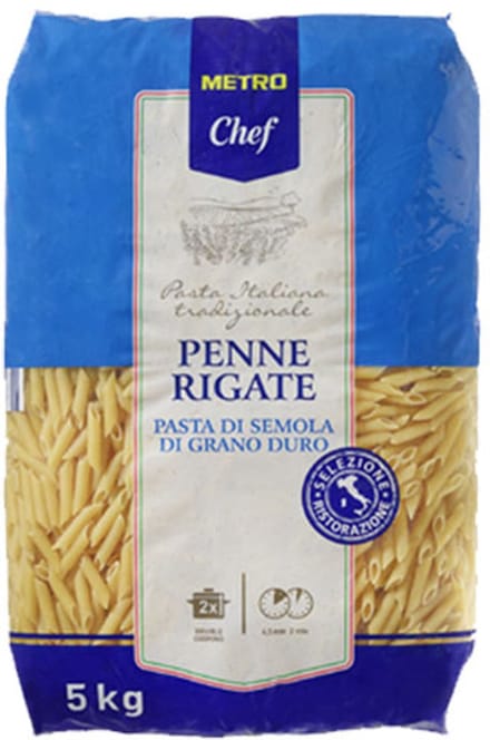 METRO Chef Penne Rigate - pasta - 5 kg
