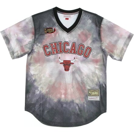 NBA tie-dye mesh-jersey hardhoutklassiekers Chibul originele teamkleuren