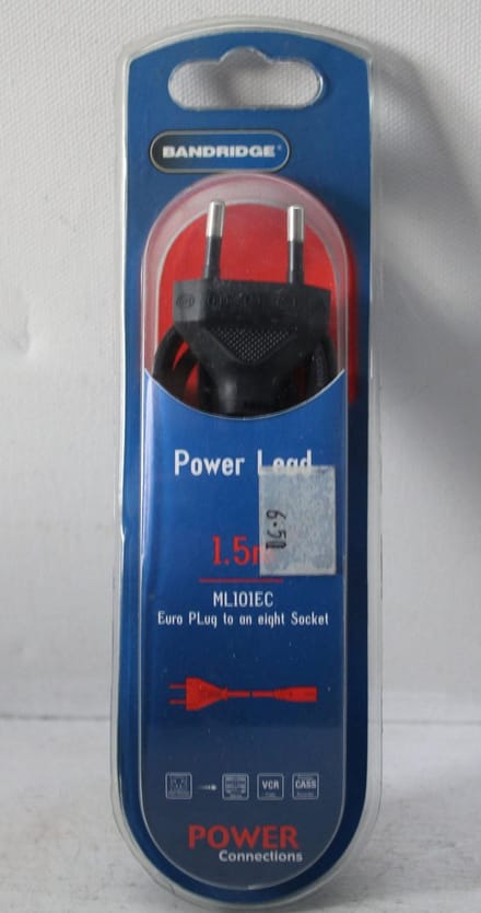 Bandridge C7 powersnoer  2.5 AMP 1.5m
