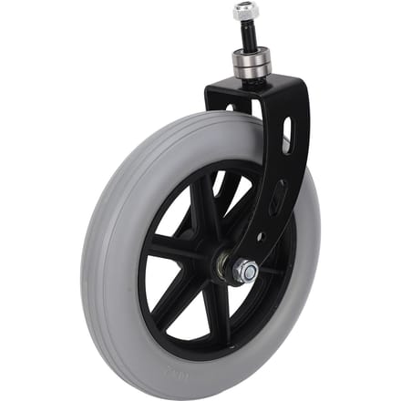10 inch Walker voorwiel met universele PU-wielnaaf en massief PVC-wiel, vervanging voor winkelwagens.