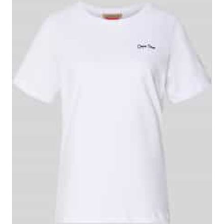 T-shirt met Statementprint en ronde hals