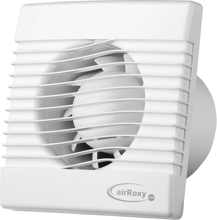 Ventilator Muur - Afzuiger Badkamer - Ventilatie Verbeteren - Hybride Technologie - 150 mm - Wit