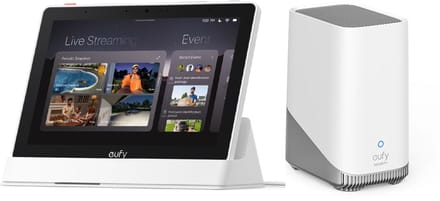 eufy E10 Smart Display-Slimme Home Hub + eufy Security HomeBase 3 S380 basissysteem - Bundelvoordeel
