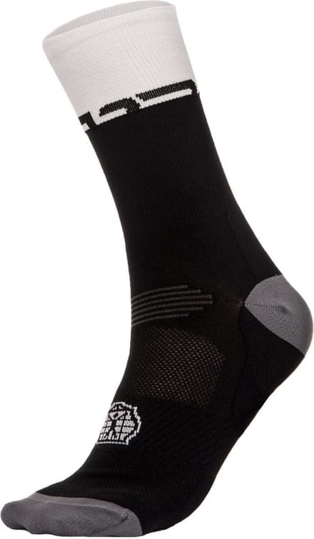 BIORACER SUMMER SOCKS BLACK ZWART/WIT MAAT M= 39/41
