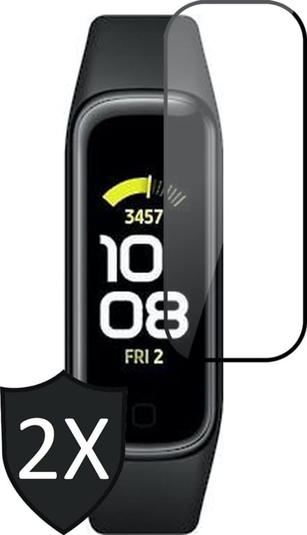 Screenprotector geschikt voor Samsung Galaxy Fit 2 - Full Screen Protector - 2 Stuks