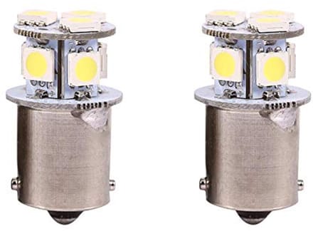 Witte LED Remlichtlamp 1156 R5W - 2 Stuks - 5050 8SMD