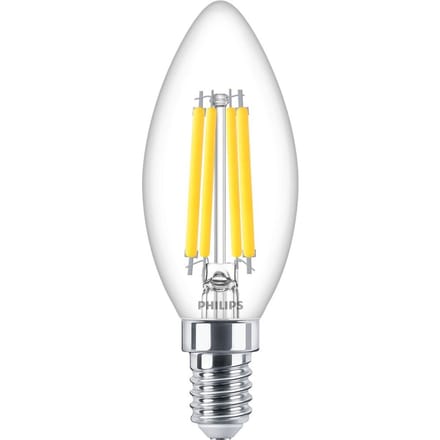Philips - MASTER Value LEDcandle E14 Filament Helder 3.4W 470lm - 927 | Beste Kleurweergave - Dimbaar – Vervangt 40W