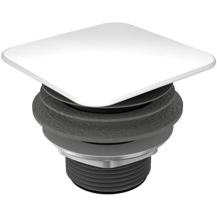 Kaldewei permanent drain valve, square lid 9059000001
