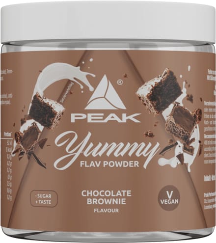 Peak Yummy Flav Powder (100g) Chocolate Brownie - Functionele voeding - Smaakstoffen/zoetstoffen