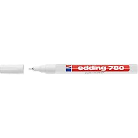 EDDING paint marker 780, 0,8 mm, wit, 10 stuks