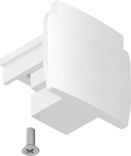 Paulmann 91383 ProRail3 Endcap 230V-kabelsysteemcomponenten Eindstuk ProRail3 Wit