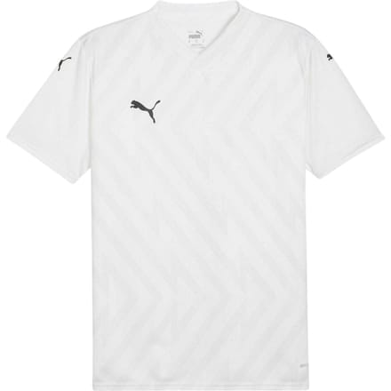 Puma Heren Teamglory Jersey T-Shirt (Wit/Zwart/Grijs)
