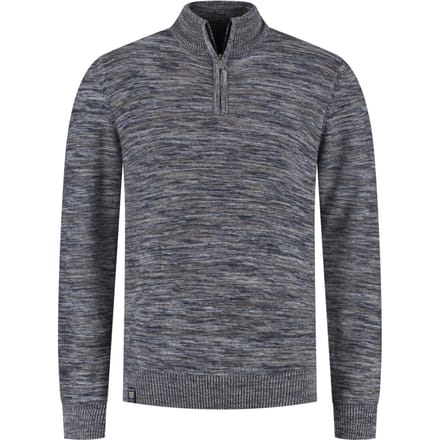 Fellows United Half Zip Pullover Random Knit Navy  2XL