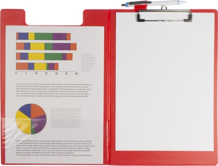 Seco klembord - A4+ - met klep - rood