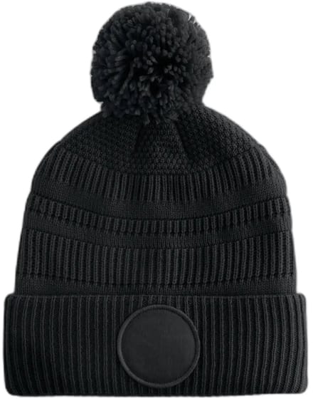 Fan Patch Beanie - Black - One Size