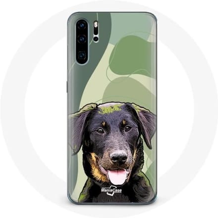Coque pour Huawei P30 - Huawei - Beauceron - Souple - Noir - Mixte noir