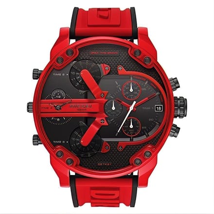 Diesel DZ7431 Herenhorloge 57mm rood