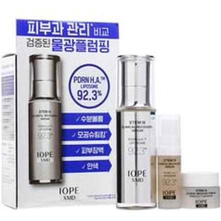 IOPE XMD Stam III Klinisch Herstel Serum Huidherstel & Versteviging 30ml + Serum 5ml + Crème 5ml Set white