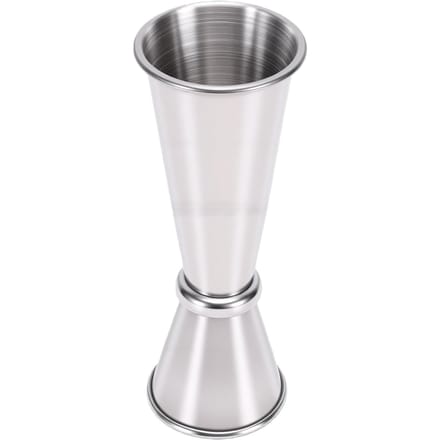 Double Jigger en Acier Inoxydable 304 Tasse à Mesure Double Face Outil de Bar pour Cocktail Boisson white