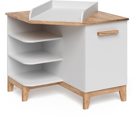 Vitalispa Malia Verschoontafel – 85 x 85.2 cm met deur Wit/Kunstnijverheid