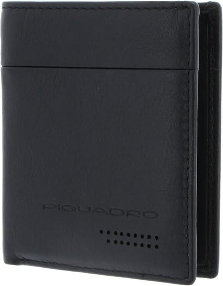 PIQUADRO Leren Kaarthoes Urban Credit Card Holder RFID Nero Zwart